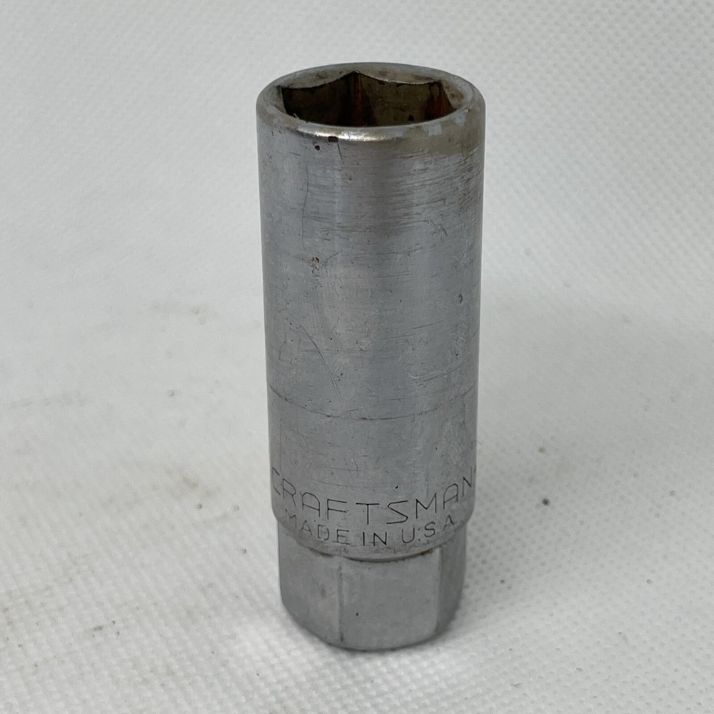 Vintage CRAFTSMAN -G2- 3/8" Drive 6-Point Spark Plug Sockets 13/16"